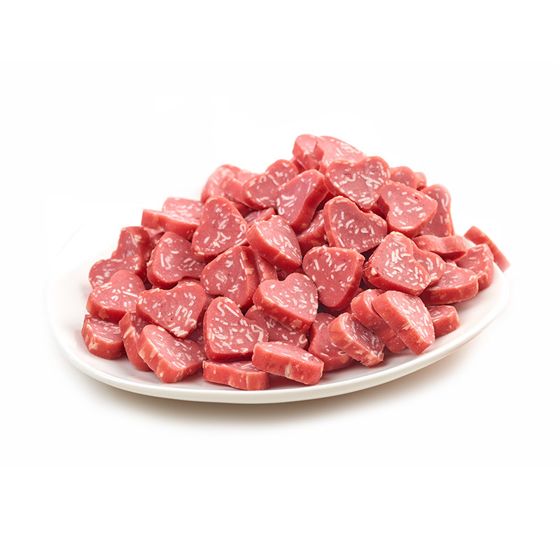 تشویقی گربه ترولی مدل  Mini Harts Chicken & Fish وزن 50 گرم