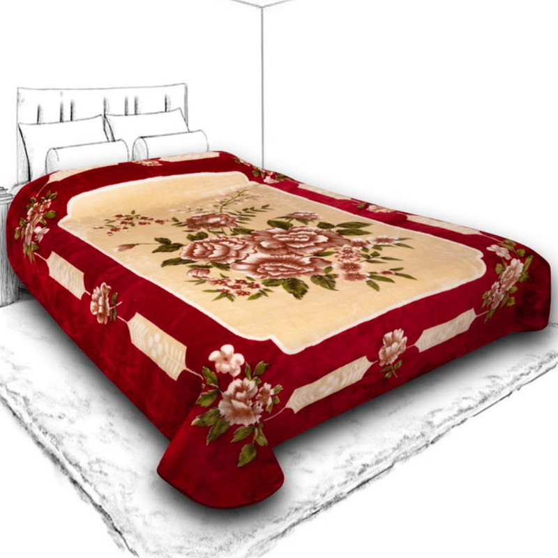 پتو دو نفره گلبافت مدل برتر کد 219 سایز 220x240 سانتی‌متر