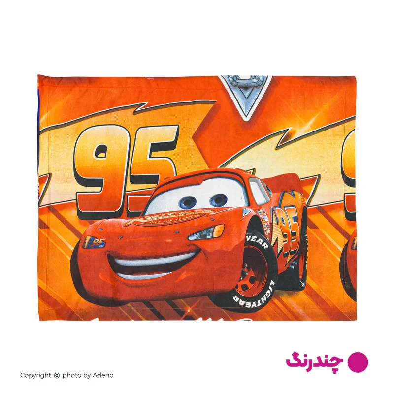 سرویس ملحفه 1 نفر 2 تکه آدنو مدل Cars کد MC19