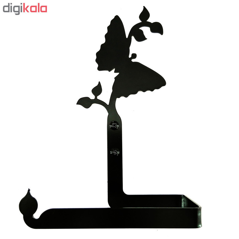 پایه رول دستمال کاغذی طرح پروانه کد KMJ4