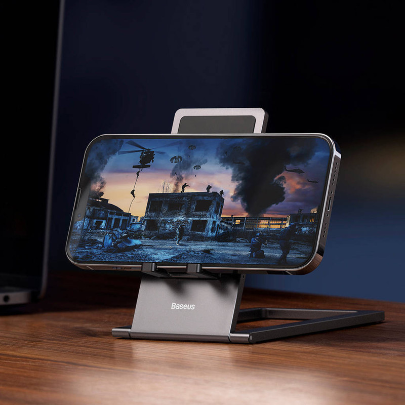 پایه نگهدارنده گوشی موبایل بیسوس مدل Foldable Metal