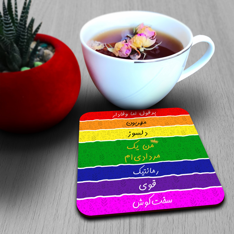 زیر لیوانی لوکسینو مدل ماه تولد طرح مرداد