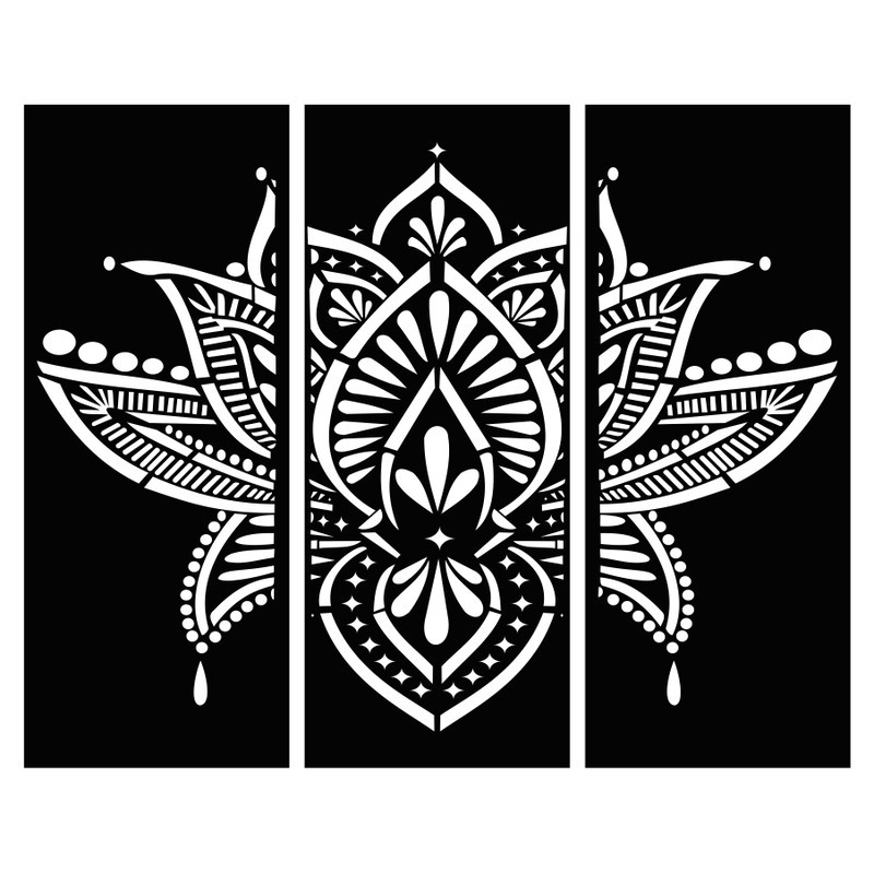 شابلون کد SP8461 مجموعه 3 عددی