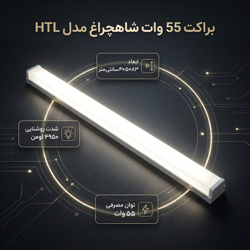 براکت 55 وات شاهچراغ مدل HTL
