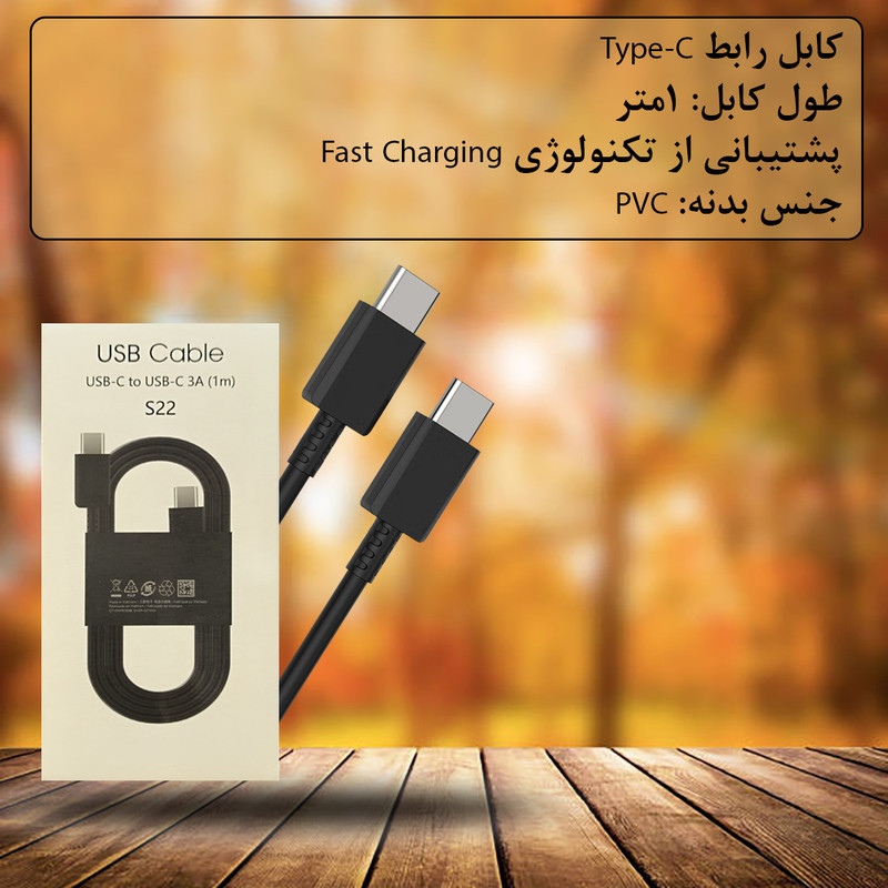 کابل USB-C آی تی لینک مدل S22 DN-980 طول 1 متر