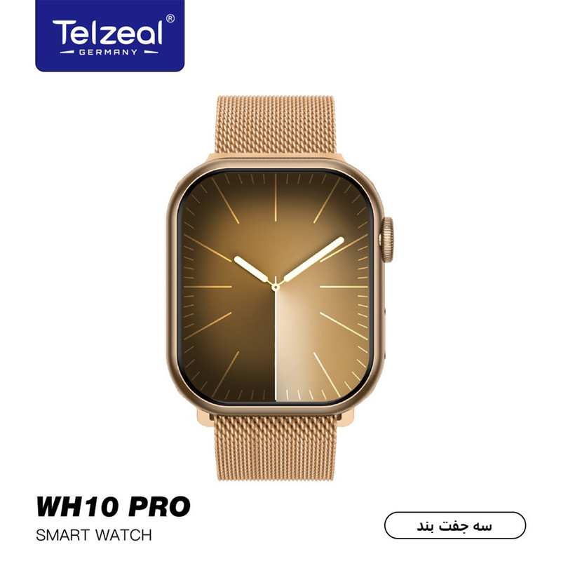 ساعت هوشمند 1.9 اینچی تلزیل مدل WH10 PRO سری 10 به همراه ۳ بند