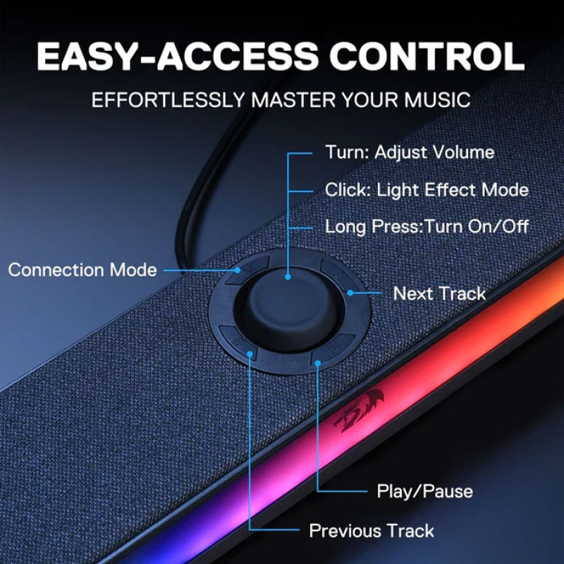 اسپیکر دسکتاپ ردراگون مدل NEO GS515 RGB
