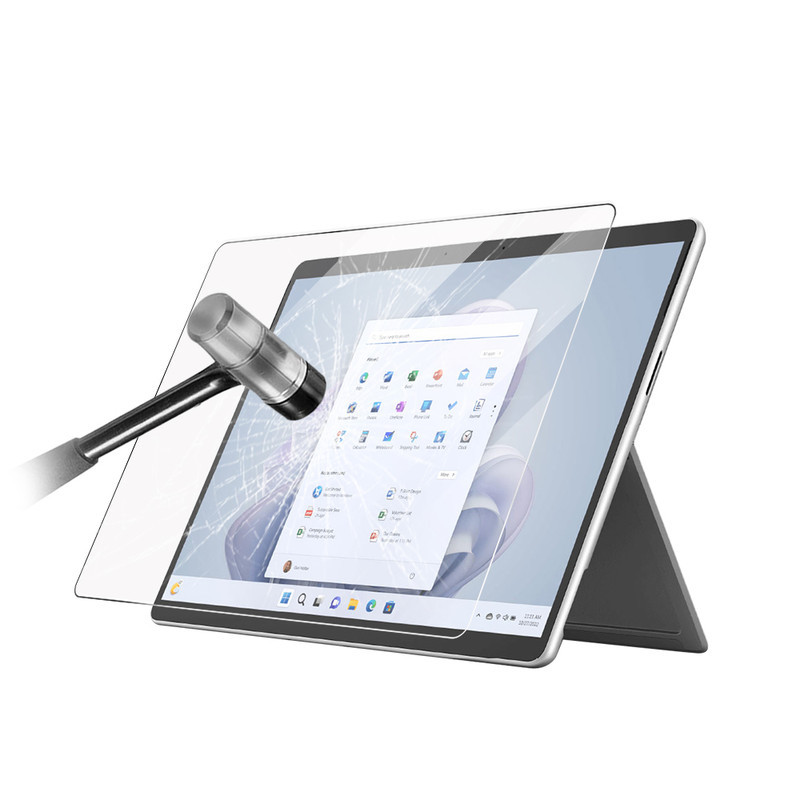محافظ صفحه نمایش مدل tempered مناسب برای تبلت مایکروسافت Surface Pro 8910