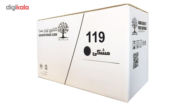 تونر مشکی سدرا مدل 119