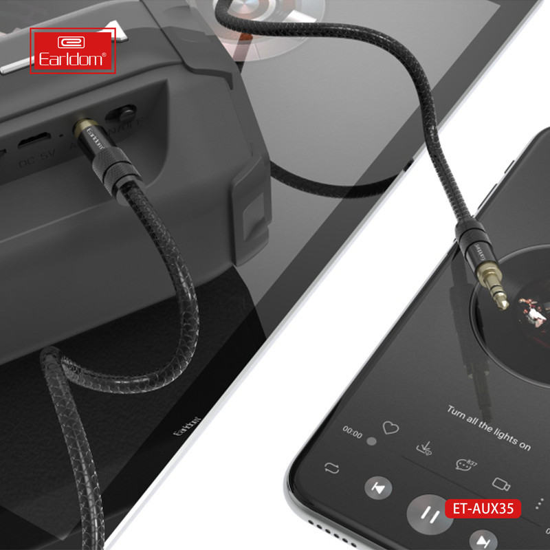 کابل AUX ارلدام مدل AUX35 طول 1 متر