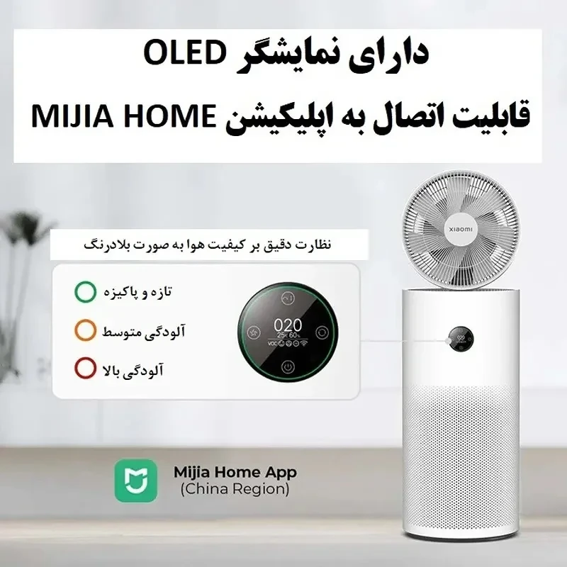 دستگاه تصفیه کننده هوا میجیا مدل  6 گلوبال
