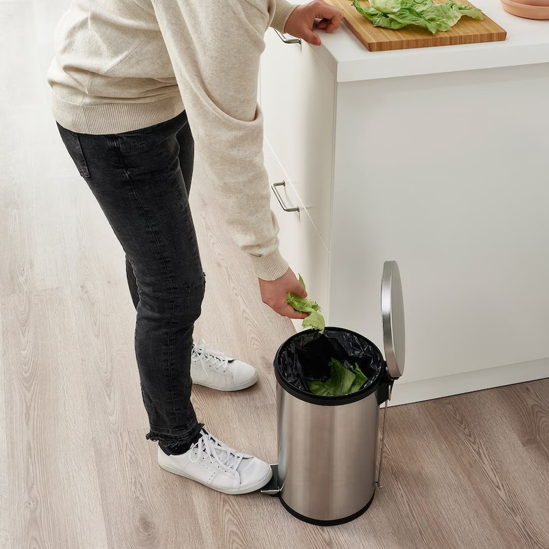 سطل زباله پدالی ایکیا مدل SNORPA