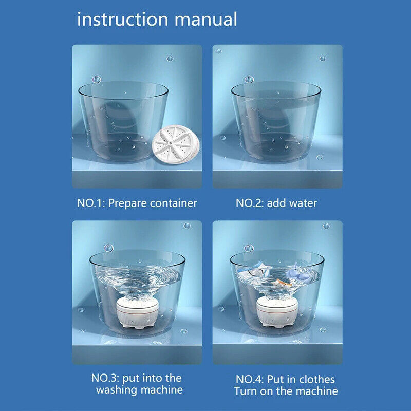 مینی واش مدل Portable Laundry طرح مسافرتی
