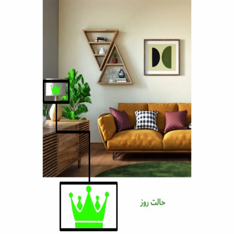 استیکر کلید و پریز مدل شبنما طرح کینگ