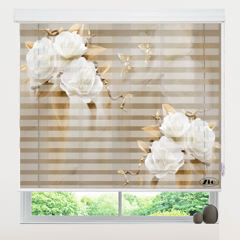 پرده زبرا زیو مدل 3D-1055 سایز 150x200 سانتی متر