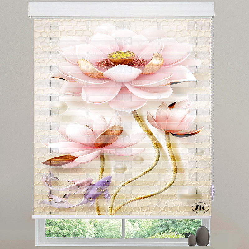 پرده زبرا زیو مدل 3D-1082 سایز 100x150 سانتی متر