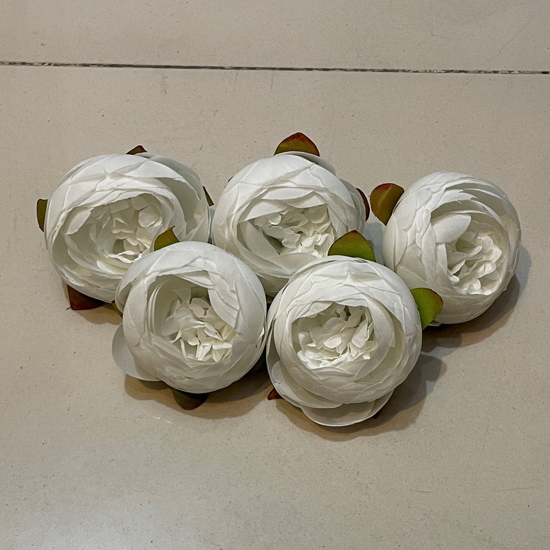 گل مصنوعی مدل سرگل پیونی بسته 5 عددی