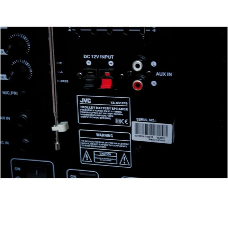 اسپیکر بلوتوثی قابل حمل جی وی سی مدل XS-N518BP
