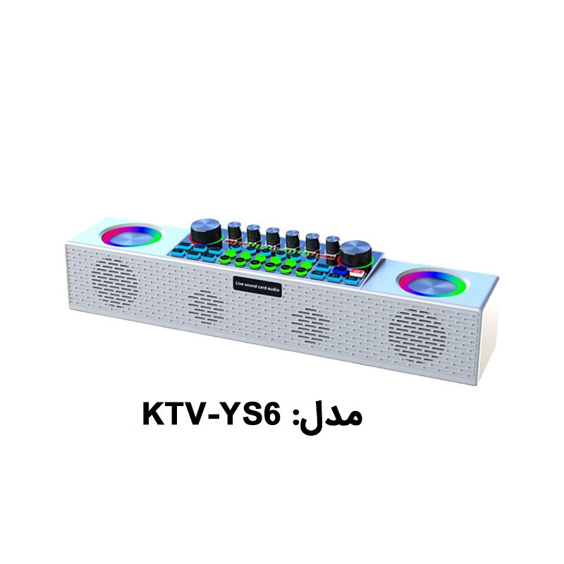 اسپیکر بلوتوثی قابل حمل کارائوکه مدل YS6