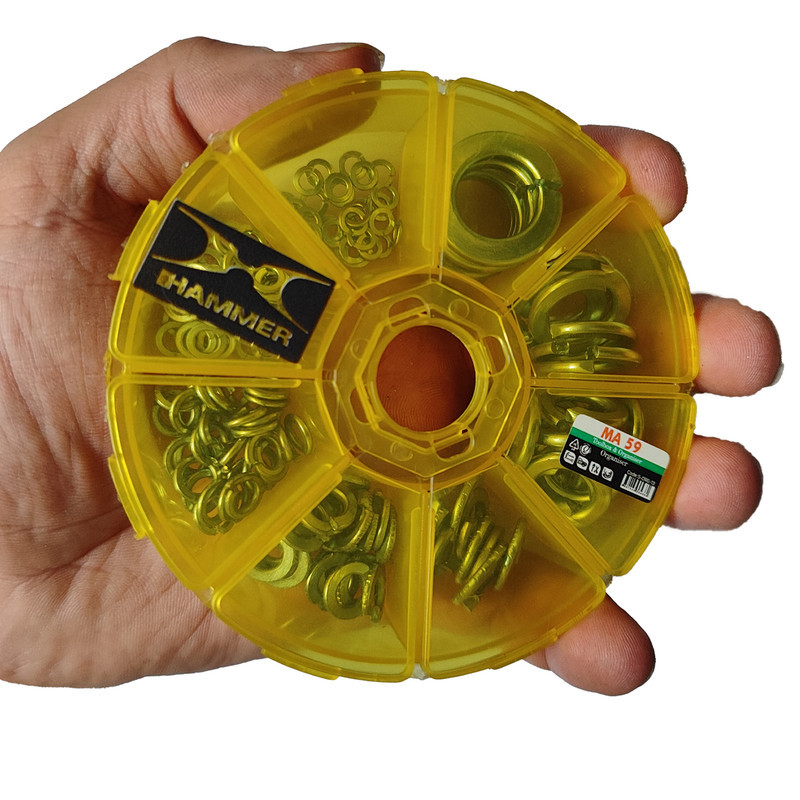 واشر هامر مدل فنری کد Home FIX WF بسته 150 عددی