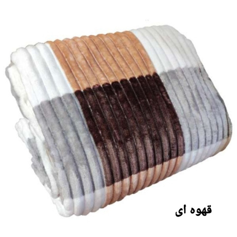 پتو مسافرتی طرح پلیسه کد W200  سایز 150×200 سانتی متر