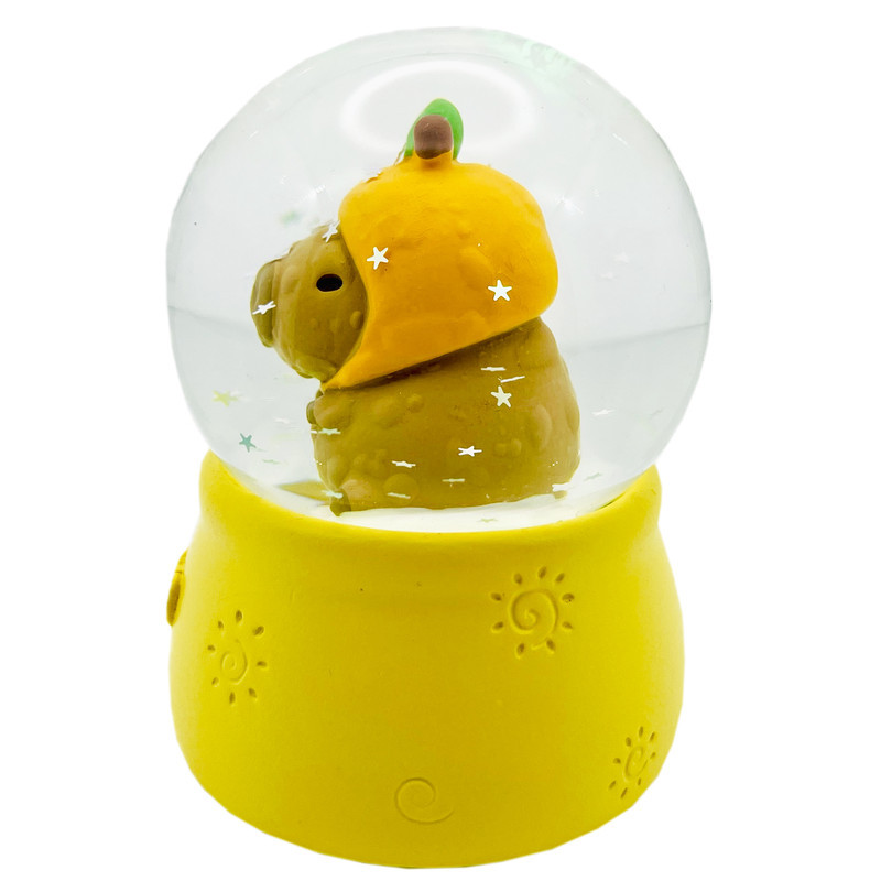 گوی مدل چراغدار Capybara طرح کوالا هویج عاشق کد D1623.11.S600