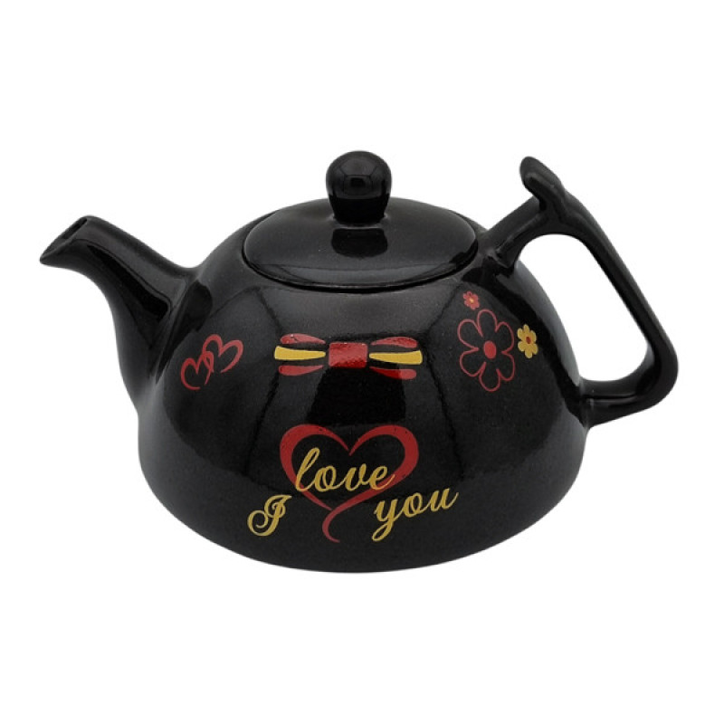 قوری مدل لاله کد 11173xiloveyou گنجایش 750 میلی لیتر