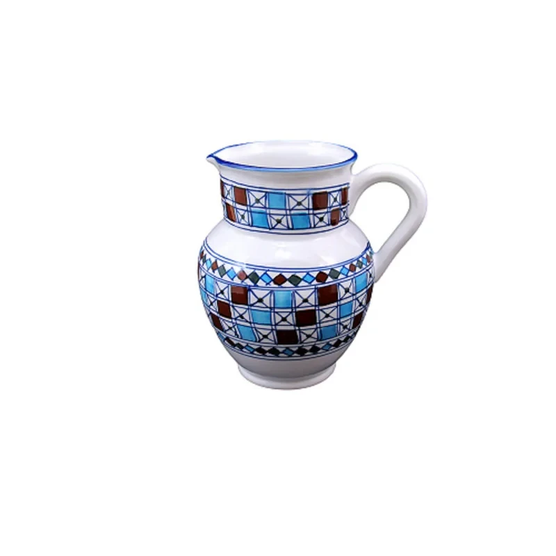 پارچ سنتی ميبد مرواريد مدل شطرنجی