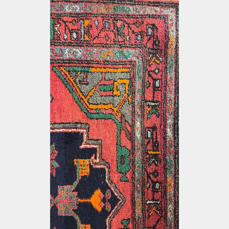 فرش دستباف کناره طول دو متر مدل ترکمن کد NKP.RJ20