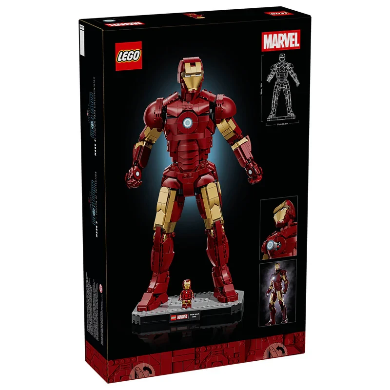لگو 1297 تکه سری Marvel مدل Iron Man Mark 3 Collectors' Edition کد 76344