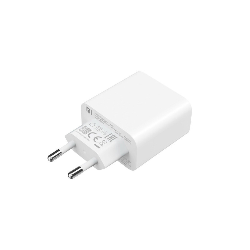 شارژر دیواری شیائومی مدل 2in1 33w به همراه کابل تبدیل USB-c