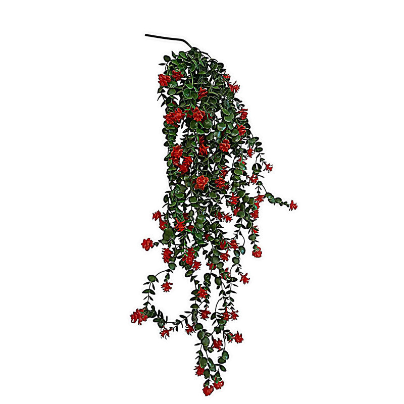 گل مصنوعی مدل آویز آبشاری شمشادی سرگل رز کد FLROz