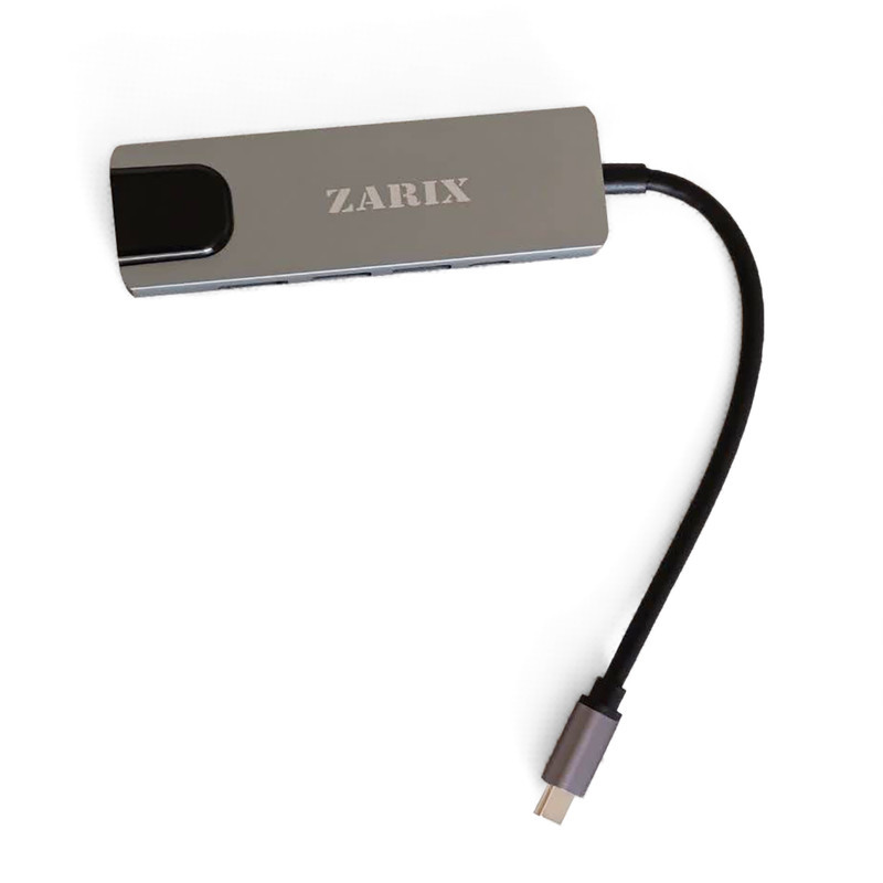 هاب 5 پورت USB-C زاریکس مدل Z5 Pro