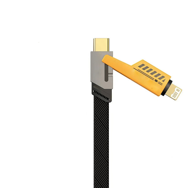 کابل تبدیل USBUSB-C به لایتنینگUSB-C نوهان مدل NX-JJ0401 طول 1.2 متر