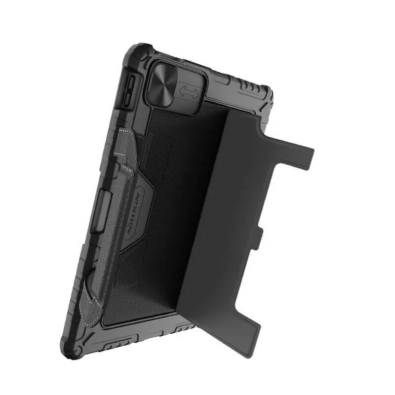 کیف کلاسوری کیبورد دار نیلکین مدل Bumper Go Keyboard مناسب برای تبلت اپل iPad Air 11 2024  Air 10.9 2022  Air 4  Air 5  Air 6  Air 2020  Ipad Pro 11 2020  2021  2022