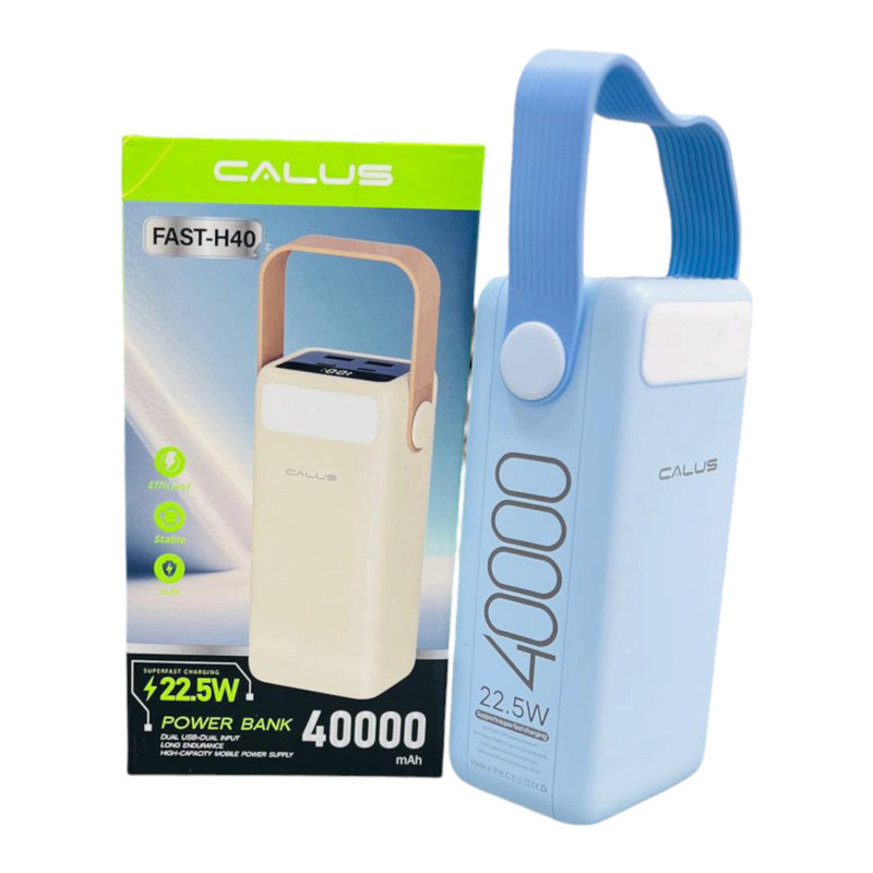 پاور بانک کالوس مدل Fast-h40 ظرفیت 40000 میلی آمپر ساعت