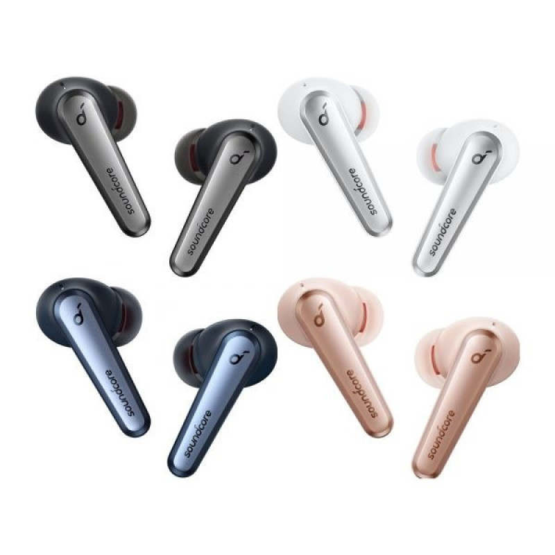 هدفون بلوتوثی آنکر مدل SoundCore Liberty Air 2 Pro با نویز کنسلینگ فعال (ANC)، درگاه شارژ USB Type-C، مجهز به درایور PureNote برای ایجاد صدایی واضح، مقاوم در برابر رطوبت و عرق (IPX4)