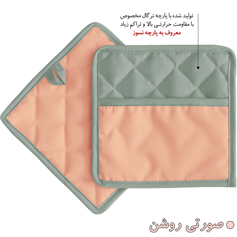 دستگیره آشپزخانه راولا کد N504 بسته 2 عددی