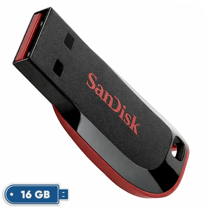 فلش مموری سن دیسک مدل Cruzer Blade CZ50 ظرفیت 16 گیگابایت با رابط USB 2.0