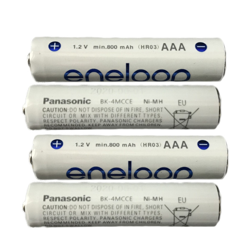 باتری نیم قلمی قابل شارژ پاناسونیک مدل eneloopBK-4MCCE(HR03) بسته 4 عددی