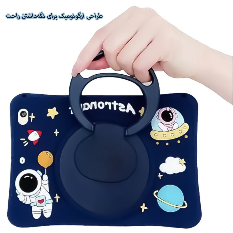 کاور قاب گارد مدل FAZTAB مناسب برای تبلت سامسونگ Galaxy Tab S6 Lite  P615 به همراه بند آویز