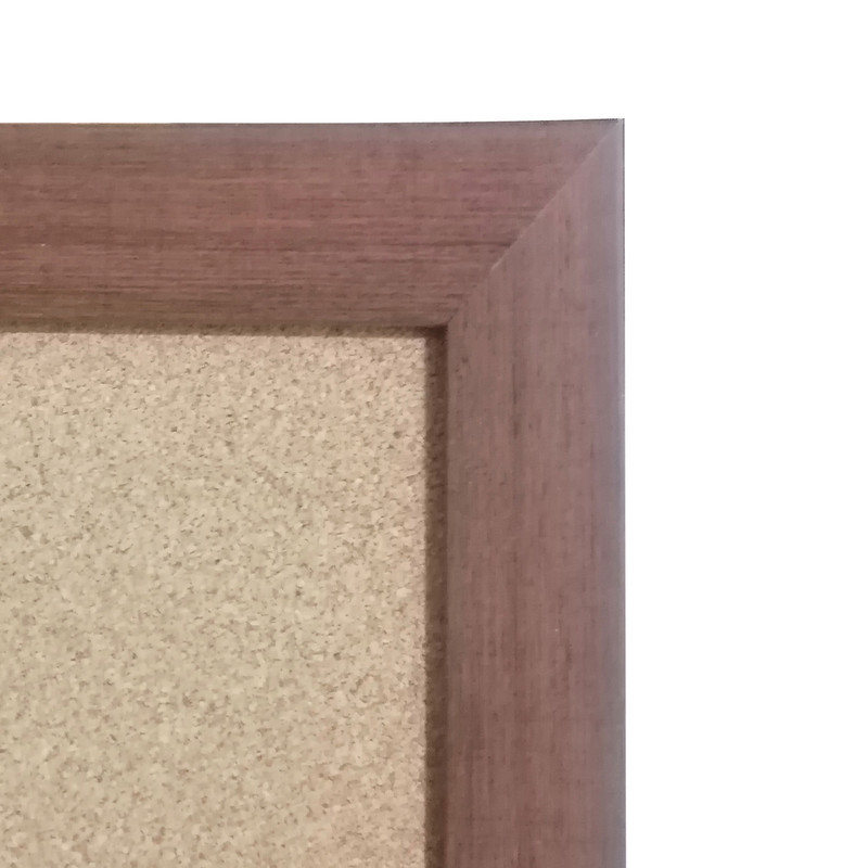 تابلو اعلانات فابیران مدل چوب پنبه سایز 32x24 سانتی متر به همراه پونز بسته 6 عددی