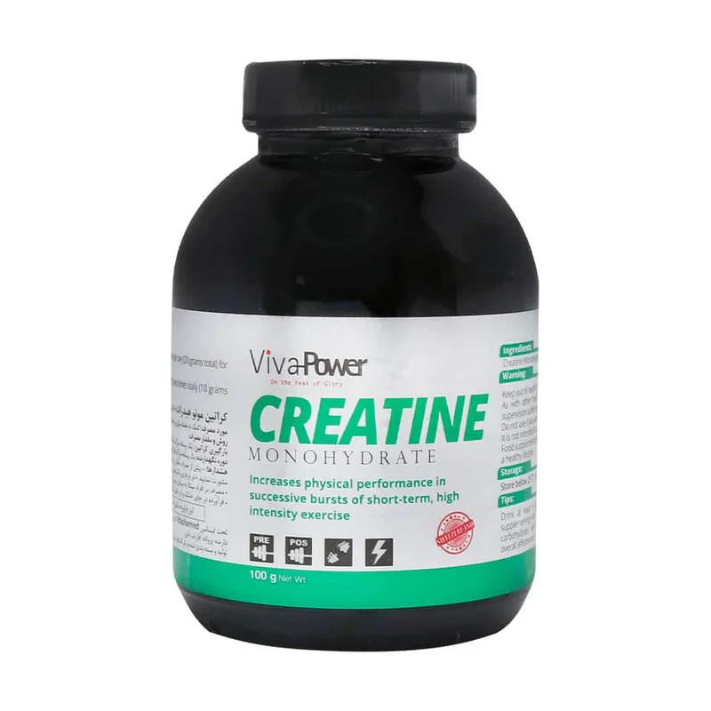 پودر کراتین مونوهیدرات ویواپاور - 100 گرمی