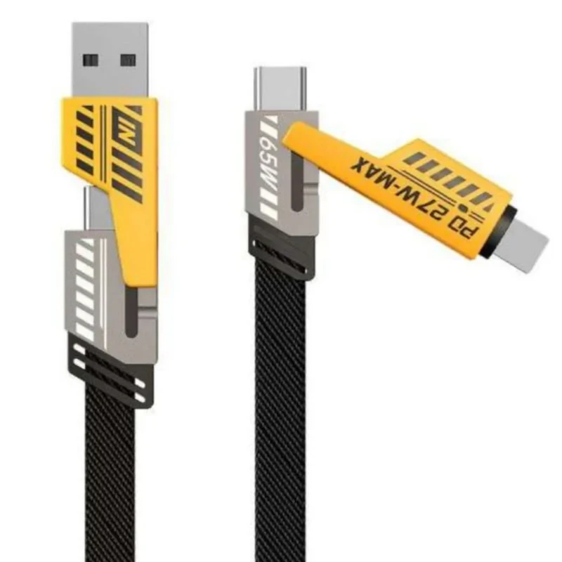 کابل تبدیل USBUSB-C به لایتنینگUSB-C پاور فول مدل 4in1 طول 1.2 متر