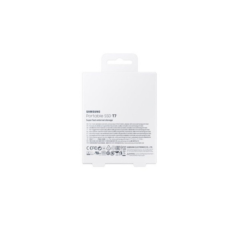 اس اس دی اکسترنال سامسونگ مدل T7 ظرفیت 2 ترابایت رابط USB 3.2 Gen2