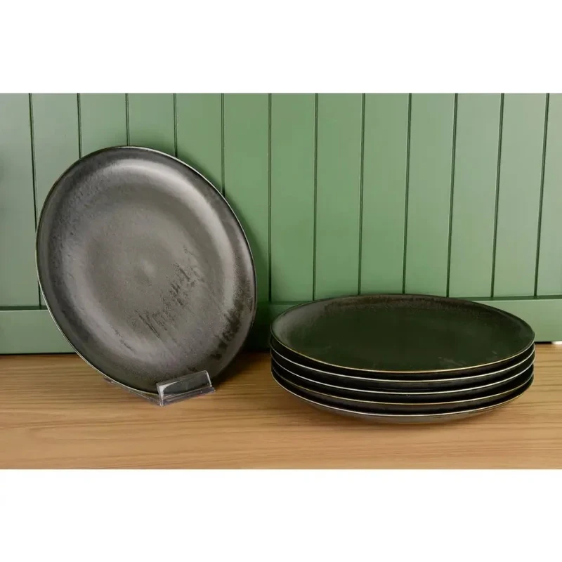 بشقاب غذاخوری بی.وی.کی مدل مجستیک کد HS4506 مجموعه 6 عددی