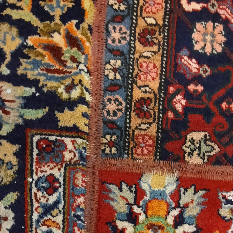 کلاژ فرش دستبافت سه متری مدل چهل تکه کد N.K.P.CO.C35