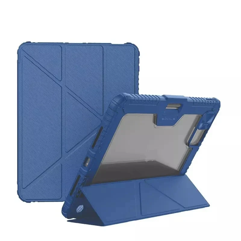 کیف کلاسوری نیلکین مدل Bumper Pro Leather Multi-Angle Folding مناسب برای تبلت اپل iPad Pro 11 2025  Pro 11 2024