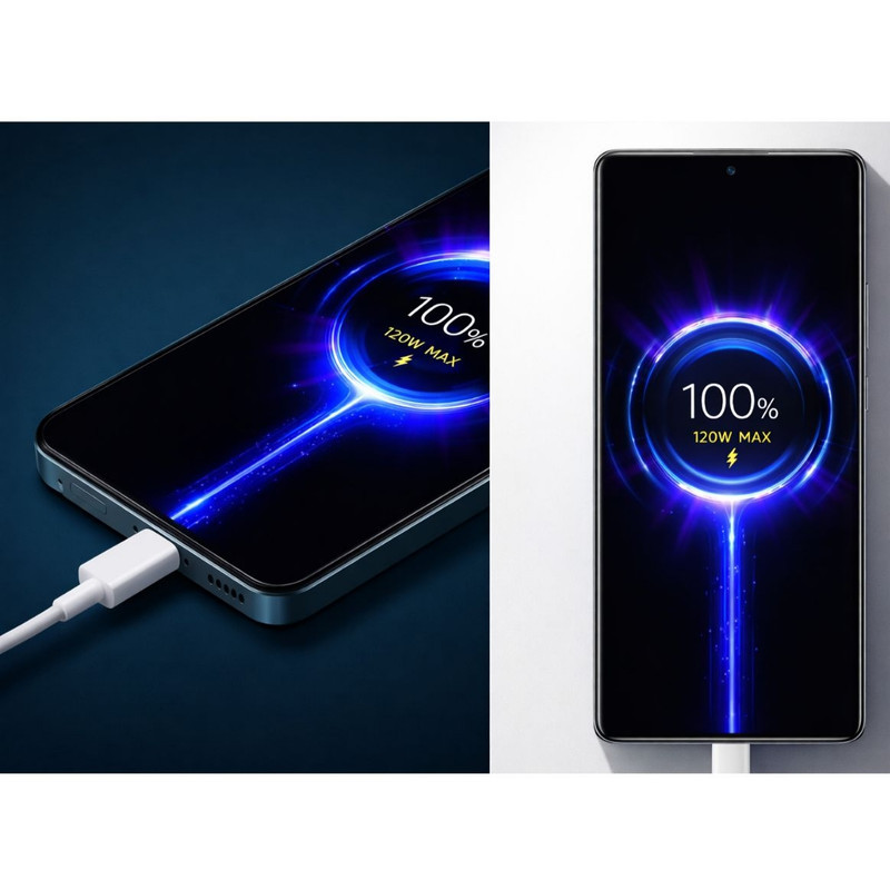 شارژر دیواری 120 وات مدل MDY-12-AEU به همراه کابل USB-C