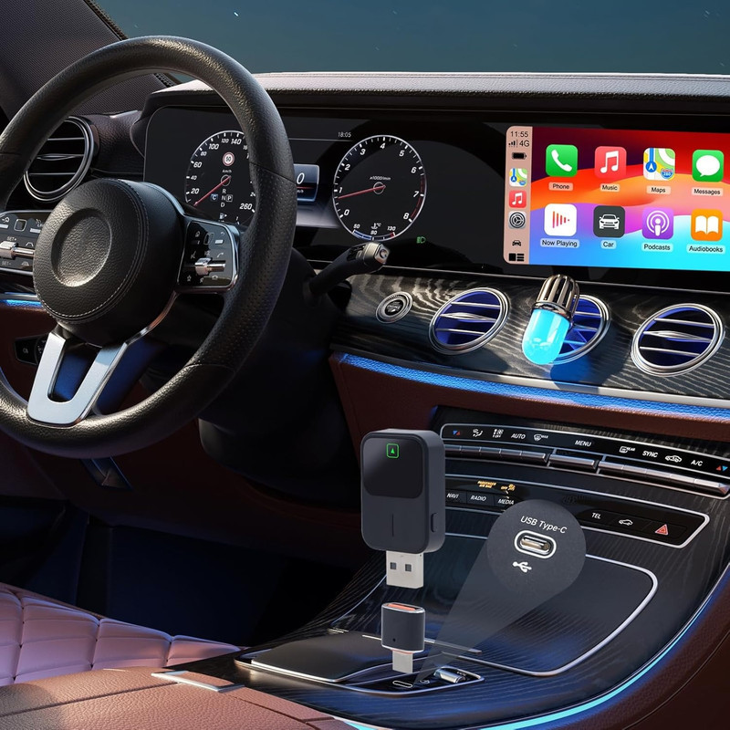 کارپلی و اندروید اتو مدل k2 2in1 CarplayAndroid Auto